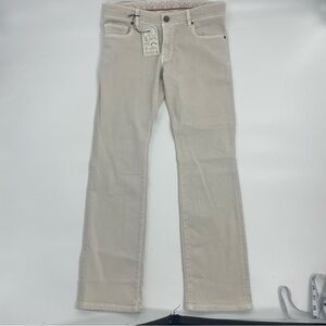 Candiani Denim Handmade in Italy Classic 5 pocket Khaki Jeans Chino Style 30
